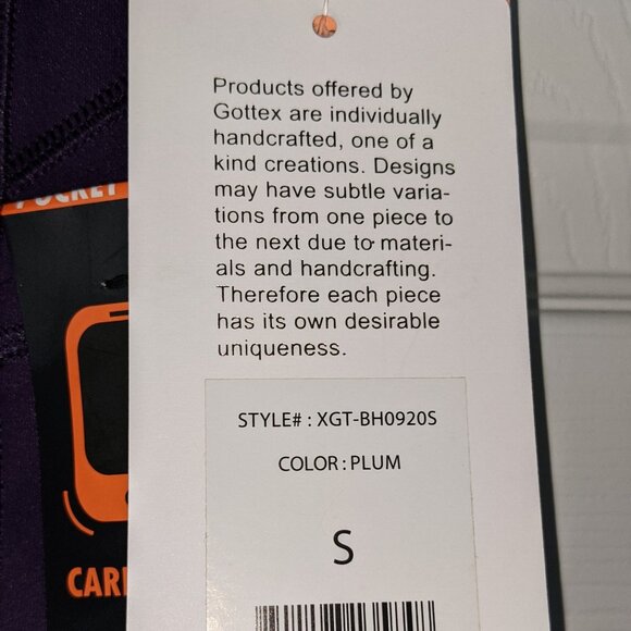 X by Gottex Active High Waisted Biker Shorts - Plum - Picture 4 of 7